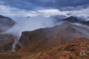 Mlha za dveřmi, passo Giau